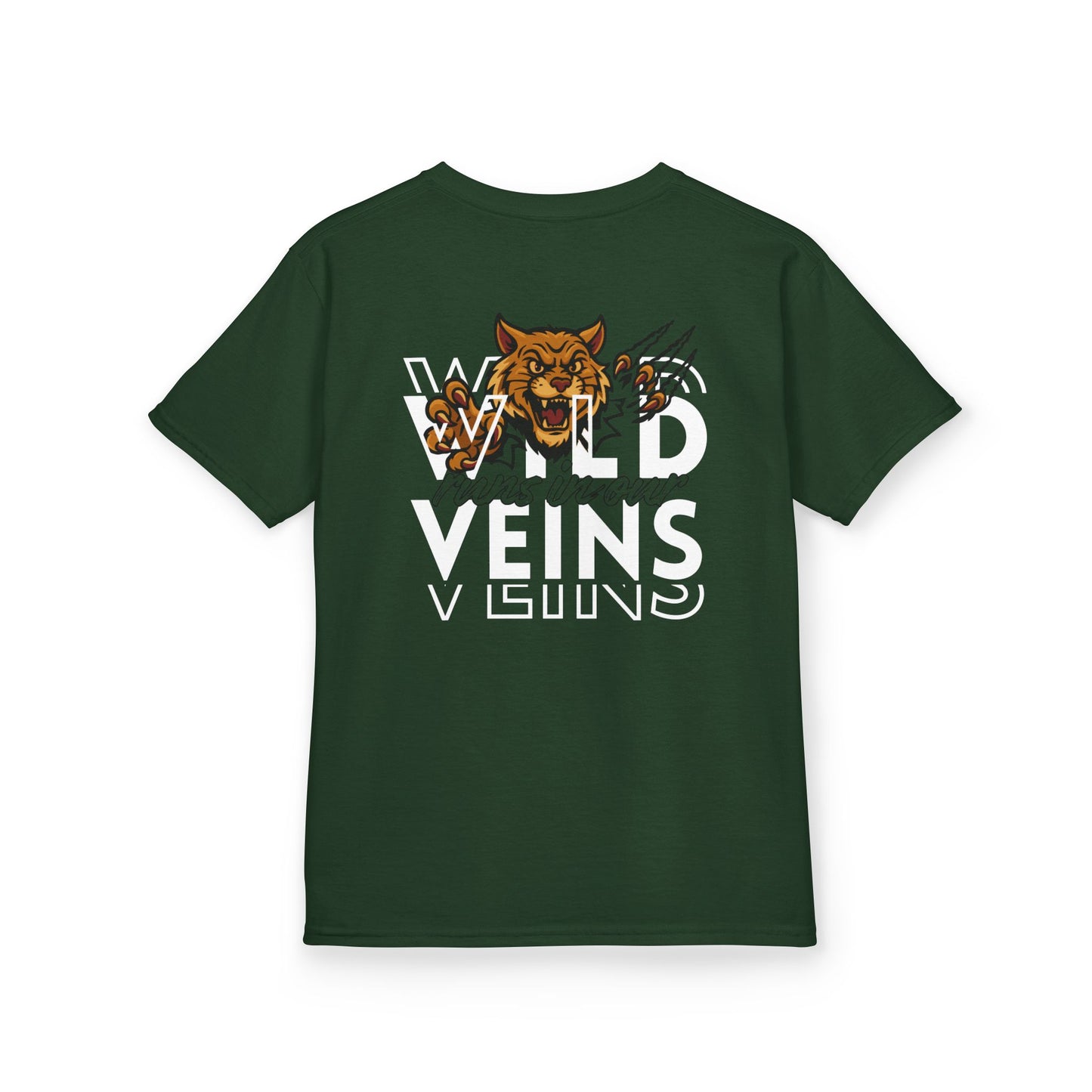 KRH Wild Runs In Our Veins Youth T Shirt - Forest Green