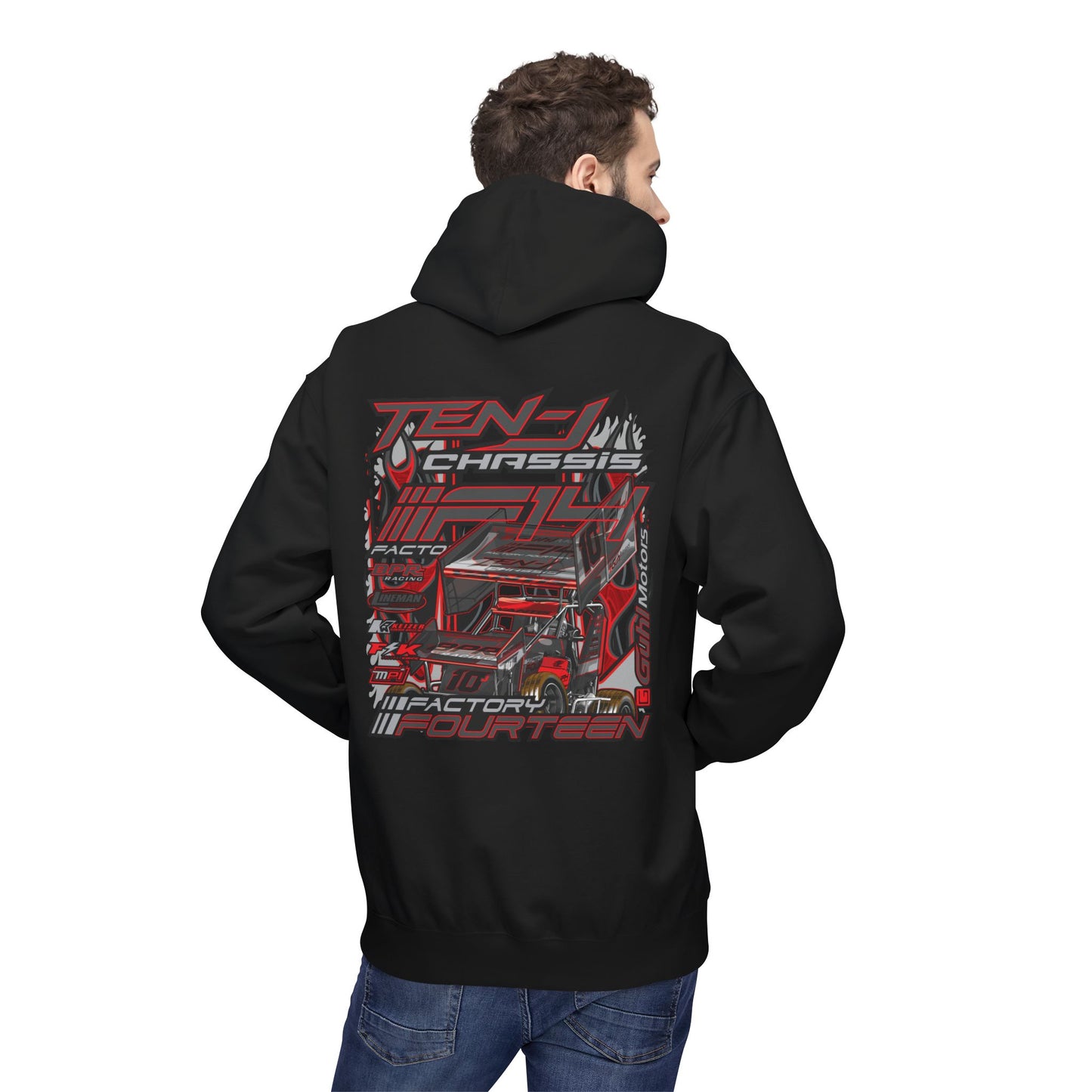 Ten-J Chassis I Factory Fourteen - Hoodie - Black