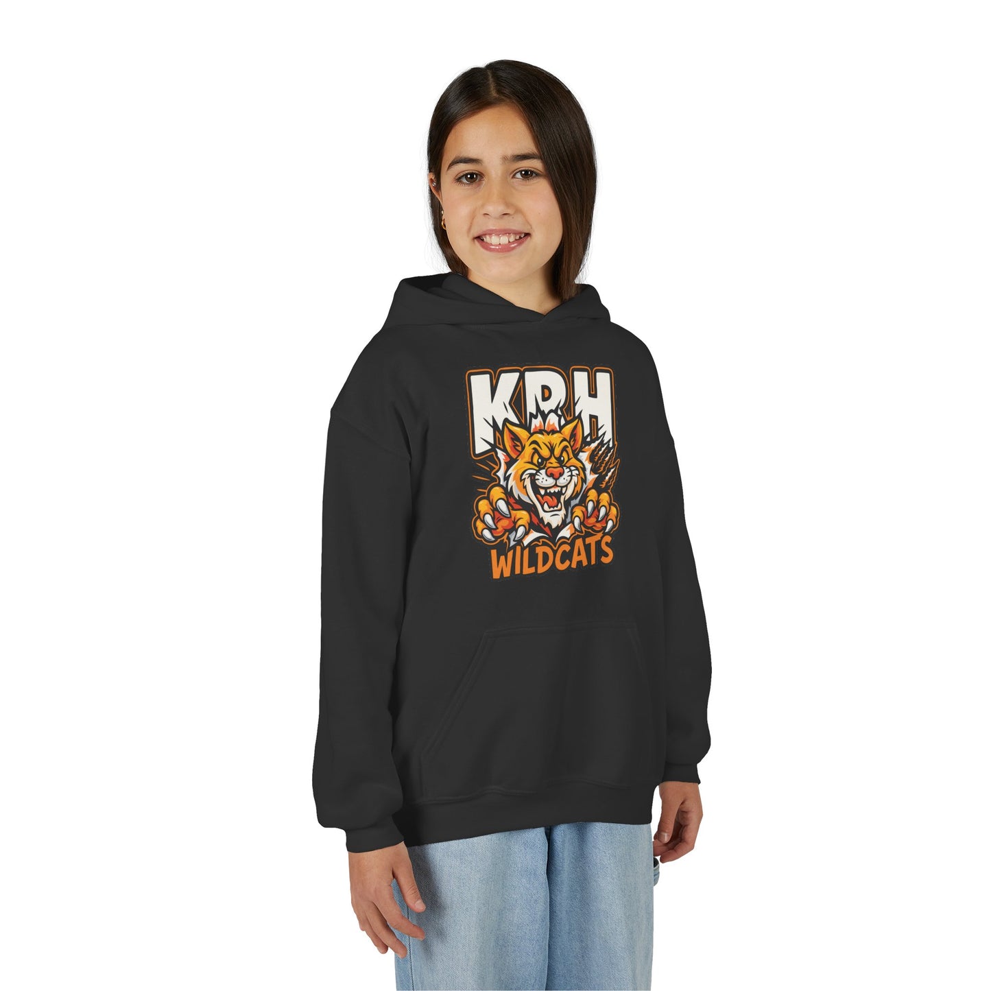 KRH Wildcats Youth Hoodie - Black