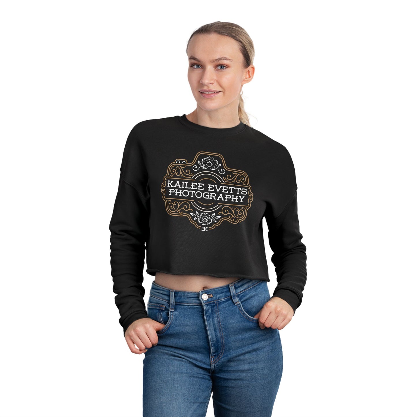 KE Photo - Women's Cropped Sweatshirt