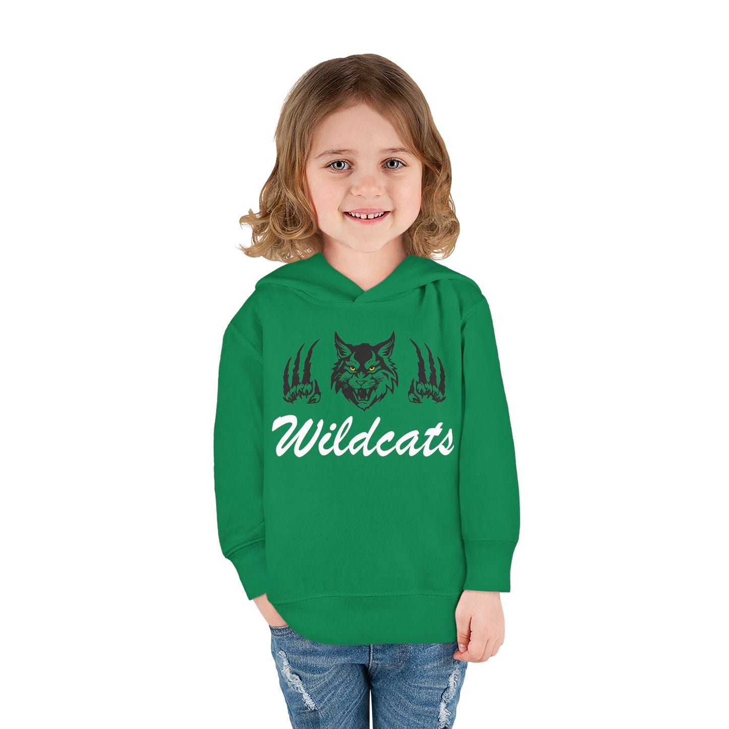 Wildcats Strike Toddler Hoodie - Kelly Green