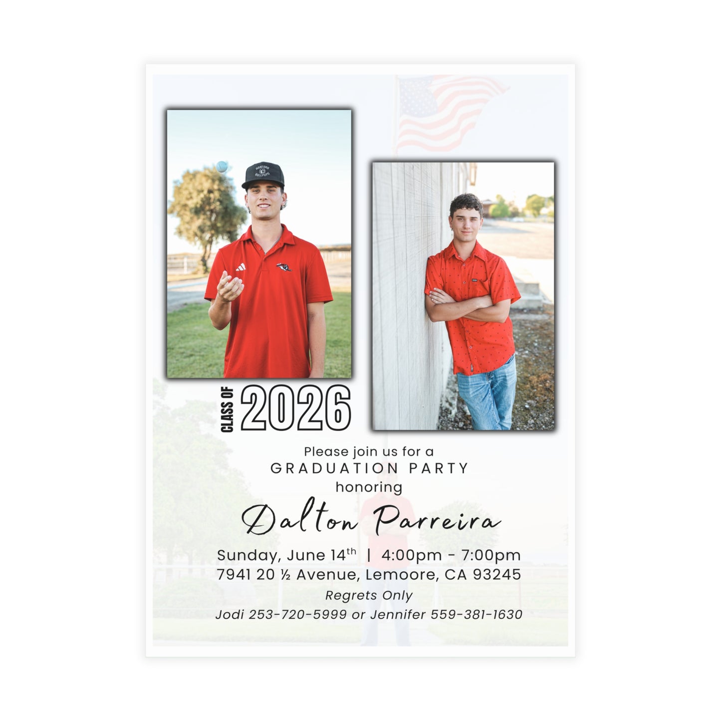 Dalton's Grad Invitations