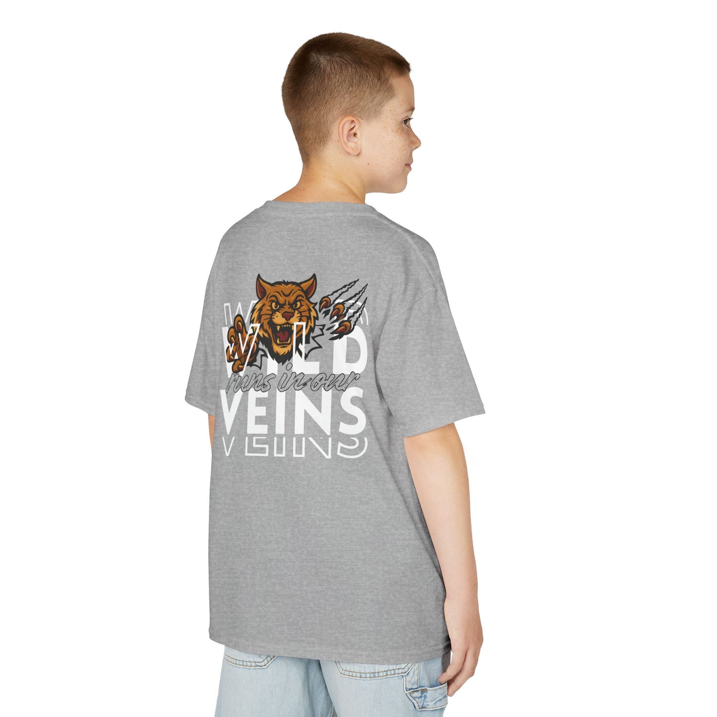 KRH Wild Runs In Our Veins Youth T Shirt - Gray