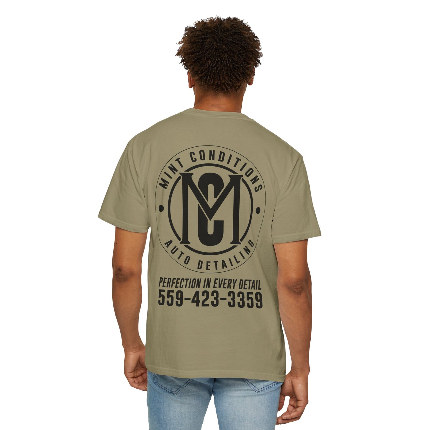 Mint Conditions Auto Detailing Tee - Khaki