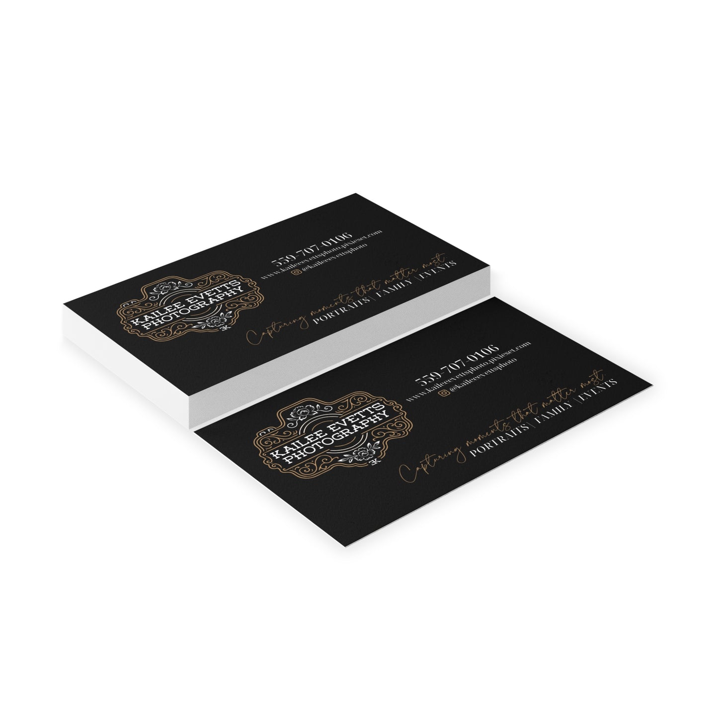 KE Photography - Business Cards