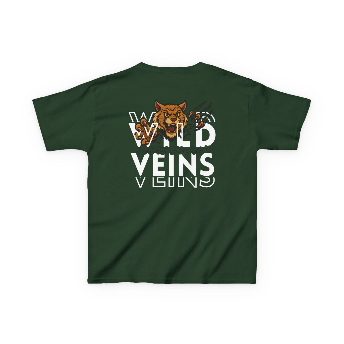 KRH Wild Runs In Our Veins Youth T Shirt - Forest Green