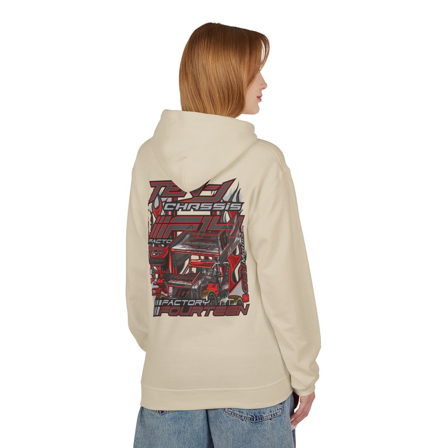 Ten-J Chassis I Factory Fourteen - Hoodie - Sand
