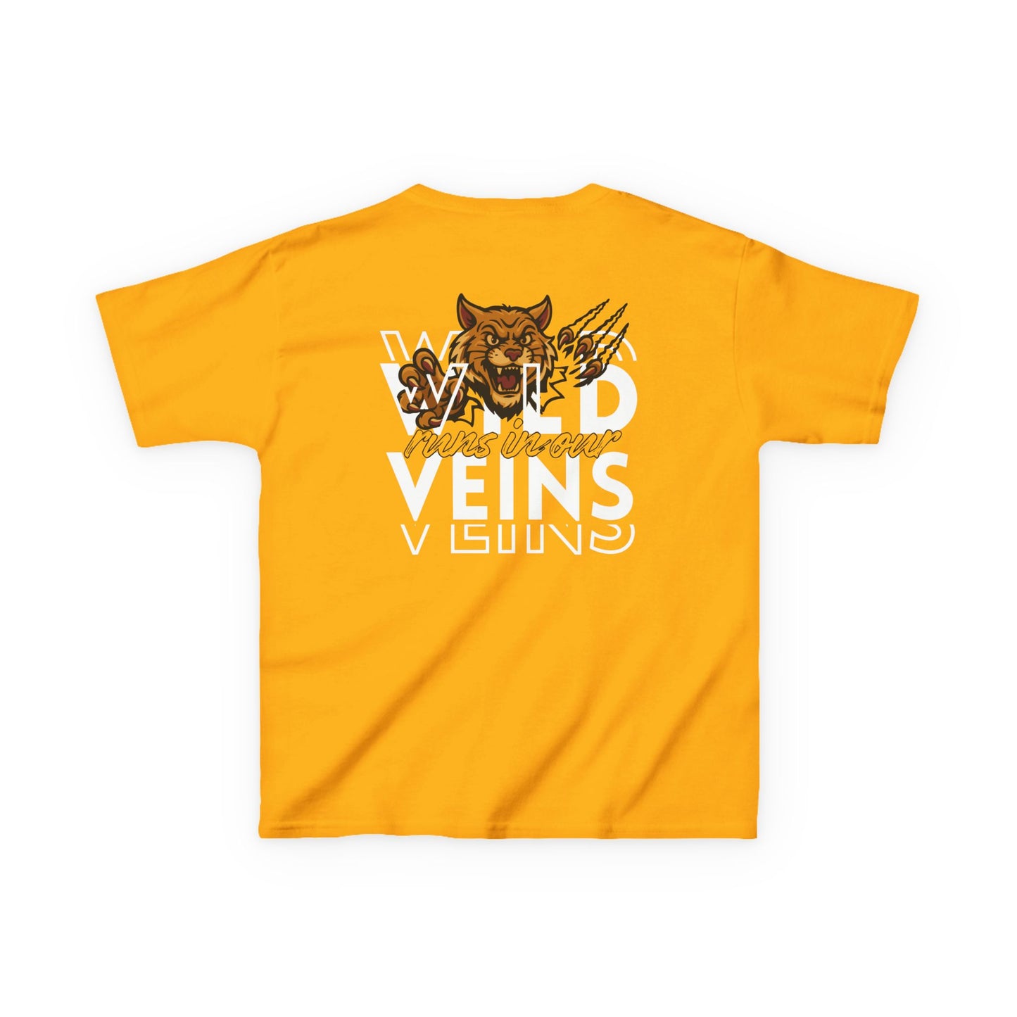 KRH Wild Runs In Our Veins Youth T Shirt - Gold