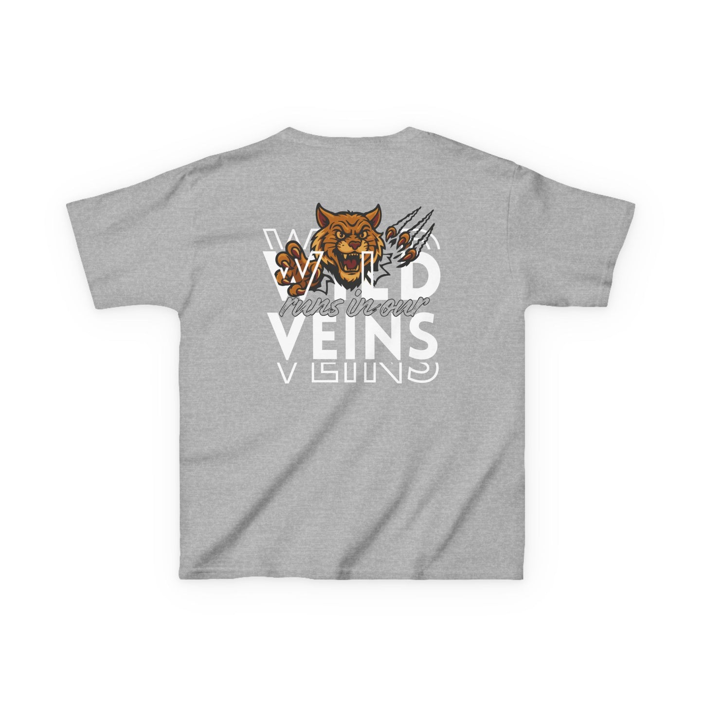 KRH Wild Runs In Our Veins Youth T Shirt - Gray