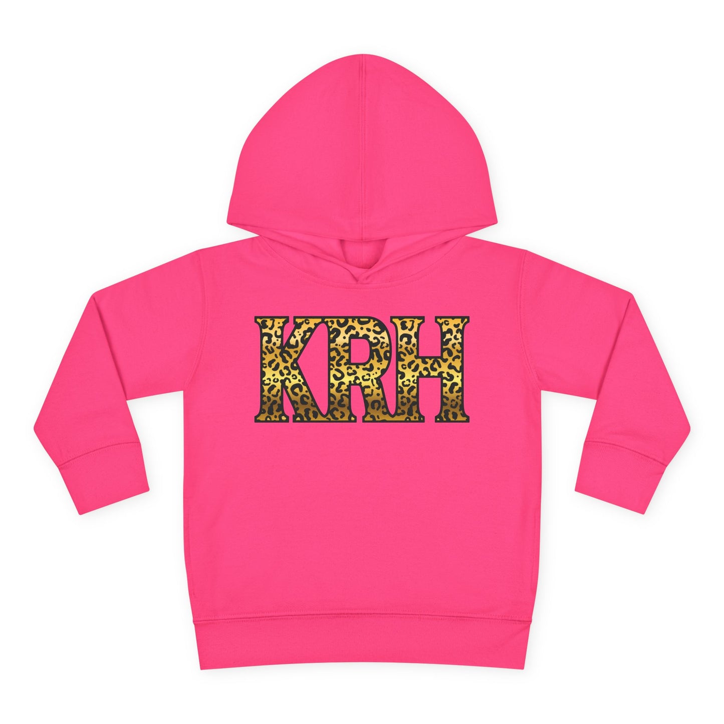KRH Leopard Print Toddler Hoodie - Pink