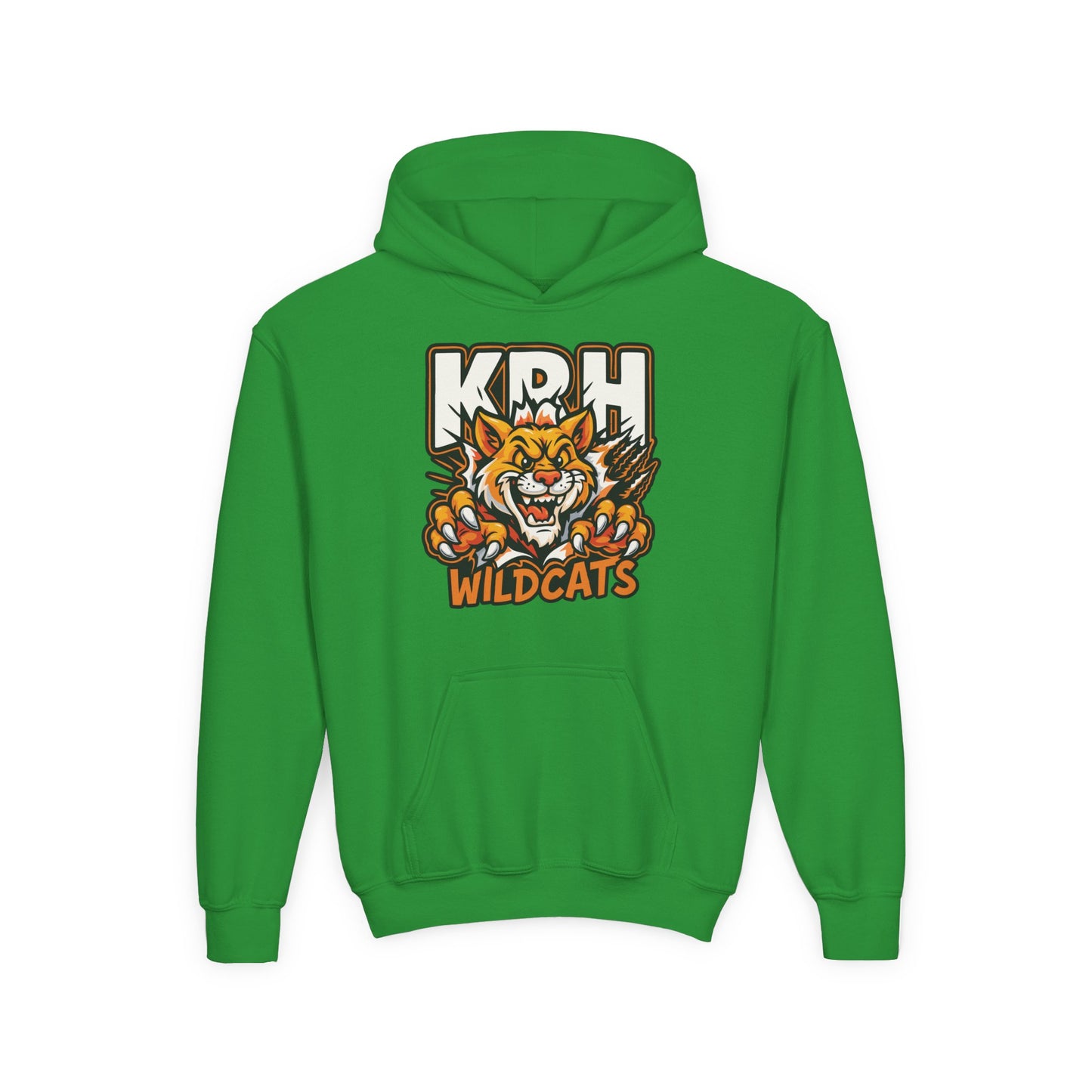KRH Wildcats Youth Hoodie - Irish Green