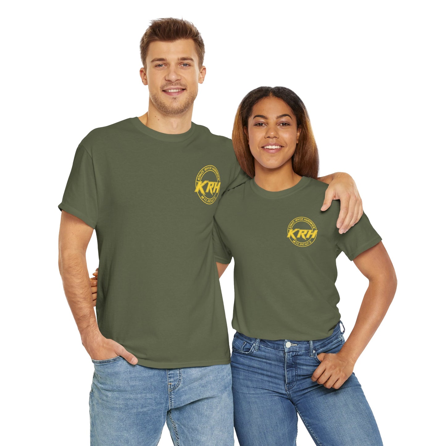 KRH Wildcats Unisex Tee - Military Green