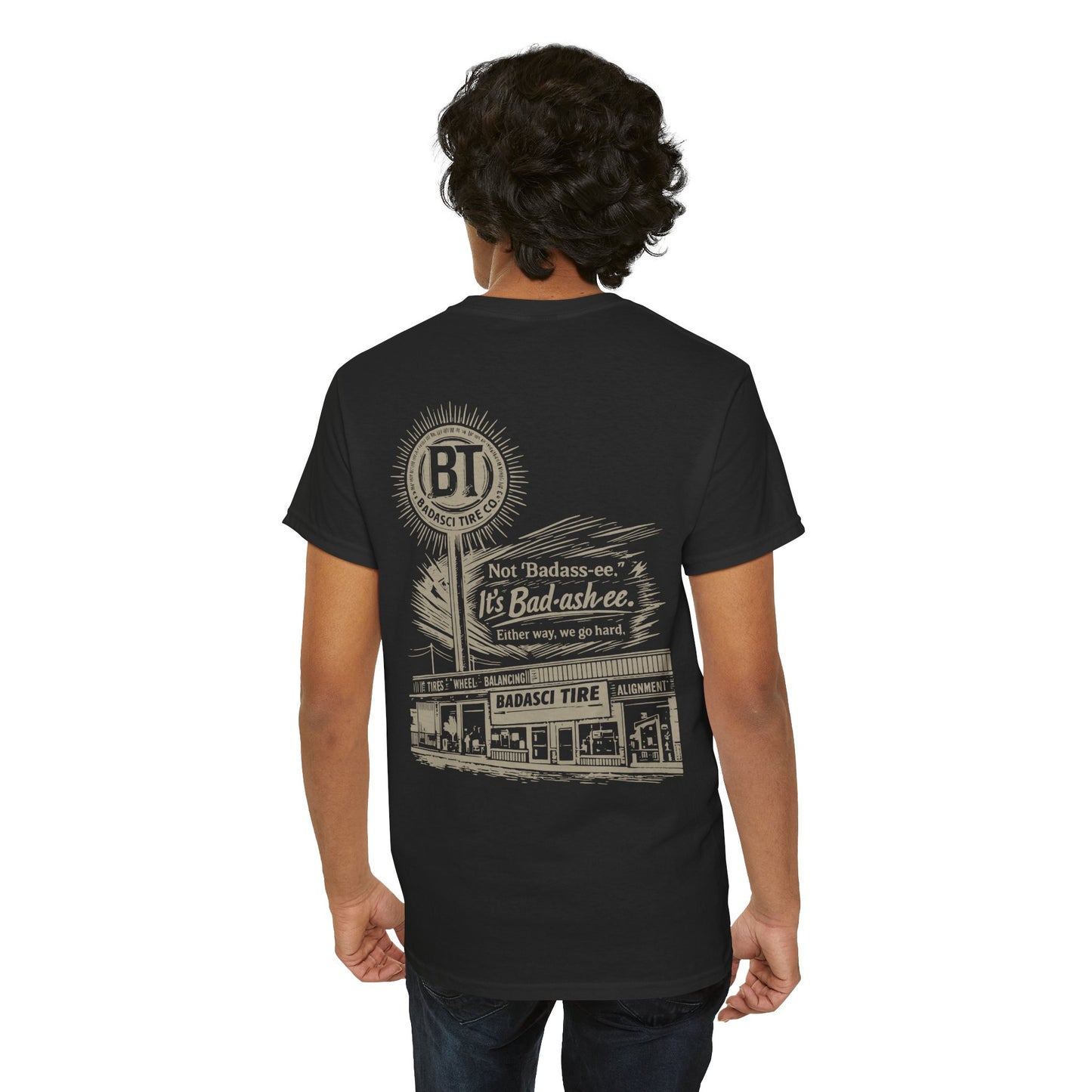 BT BADASS-EE - BLACK TEE
