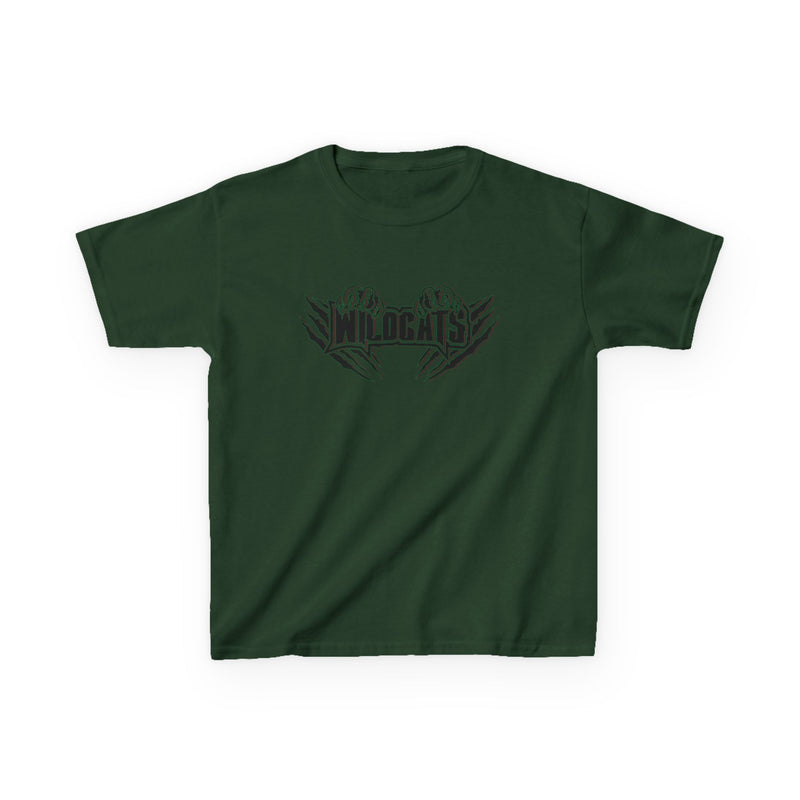 Wildcats Kids Heavy Cotton Tee - Playful and Durable T-Shirt for Young Fans