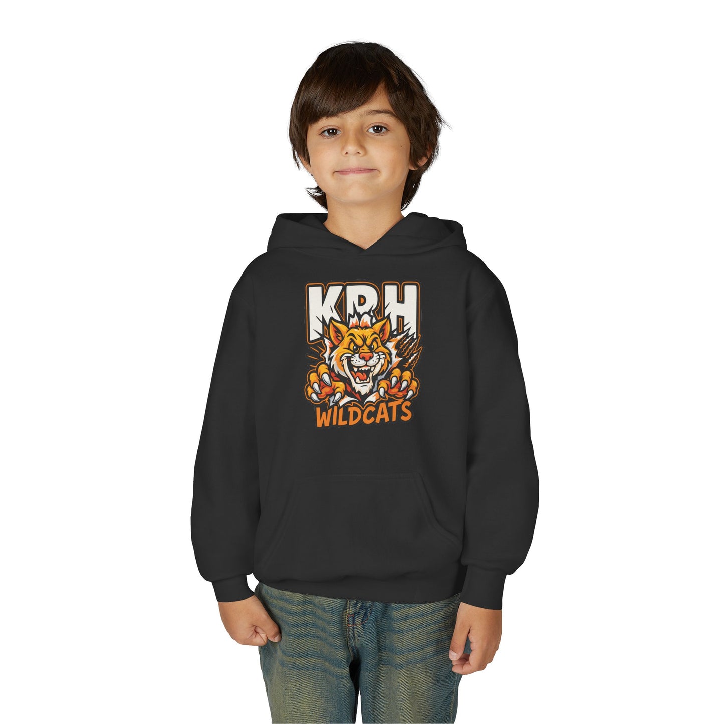 KRH Wildcats Youth Hoodie - Black