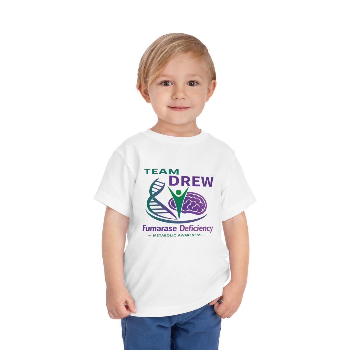 Team Drew Fumarase Deficiency - Toddler Short Sleeve