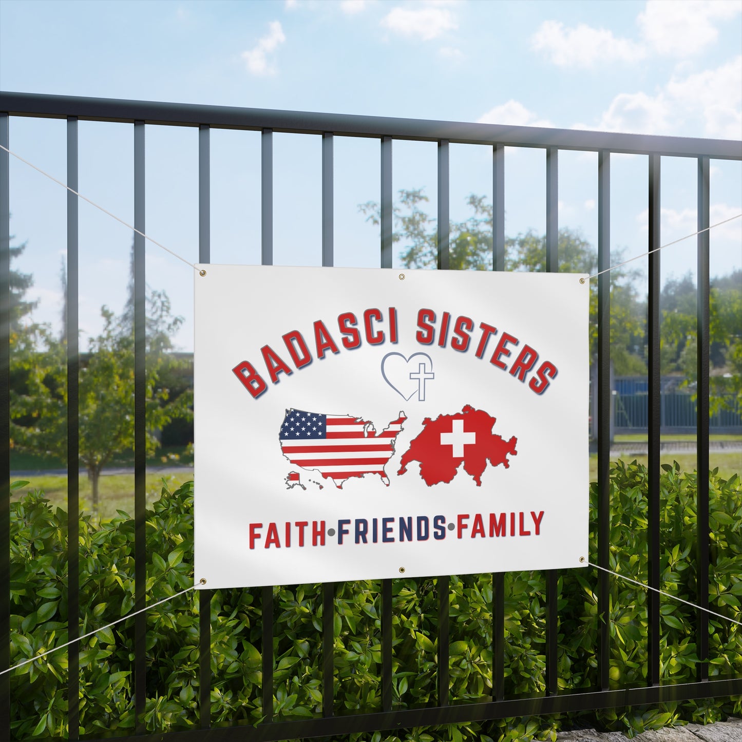 BADASCI SISTERS - 3'X4' Banner