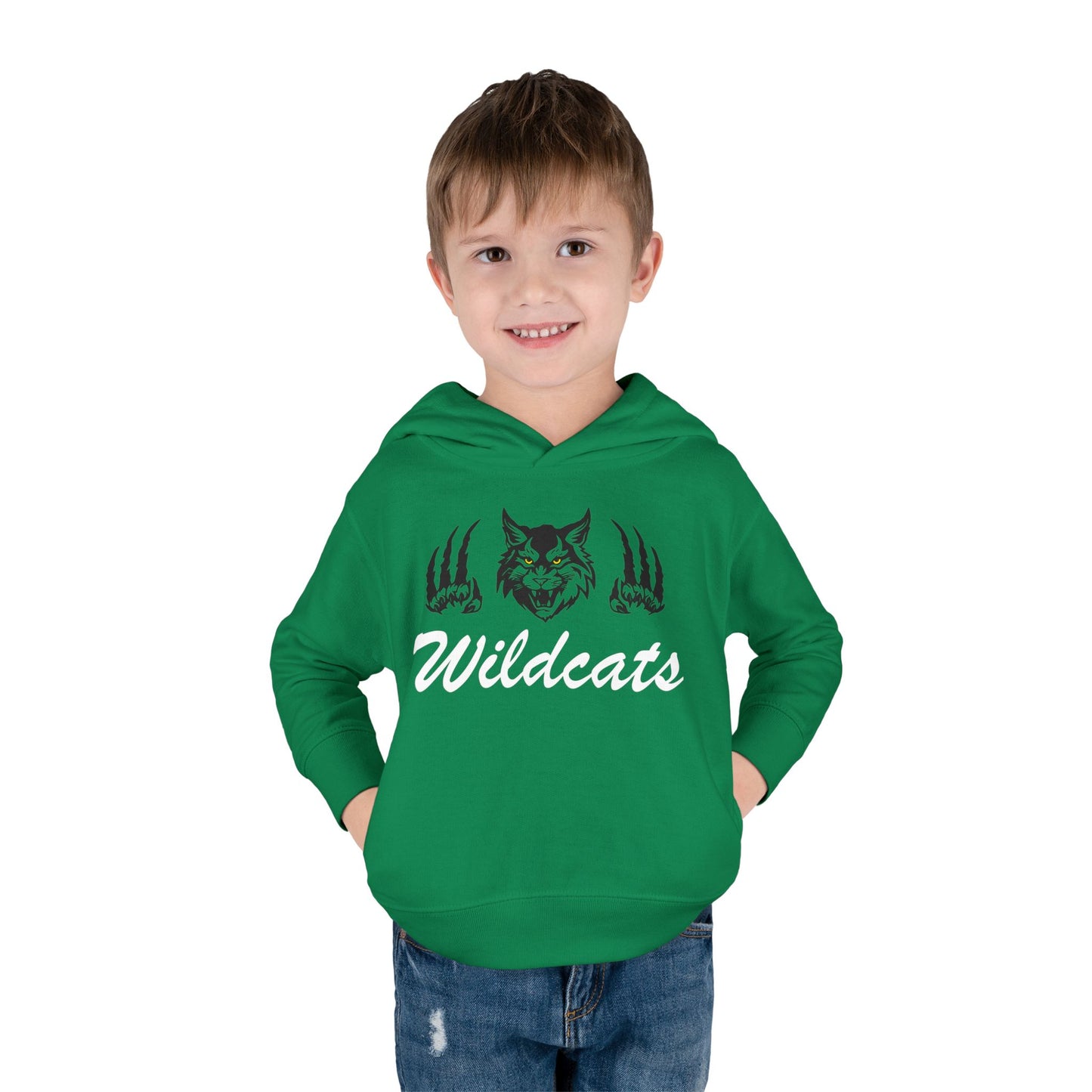 Wildcats Strike Toddler Hoodie - Kelly Green