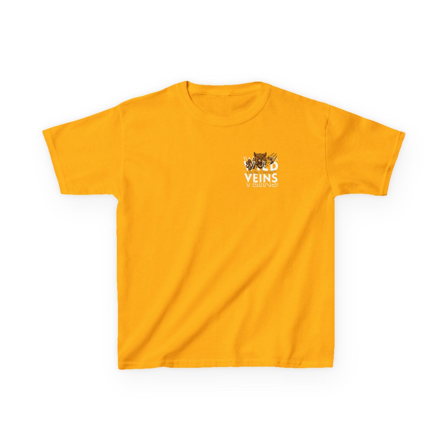 KRH Wild Runs In Our Veins Youth T Shirt - Gold