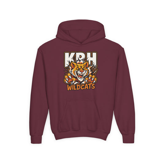 KRH Wildcats Youth Hoodie - Maroon