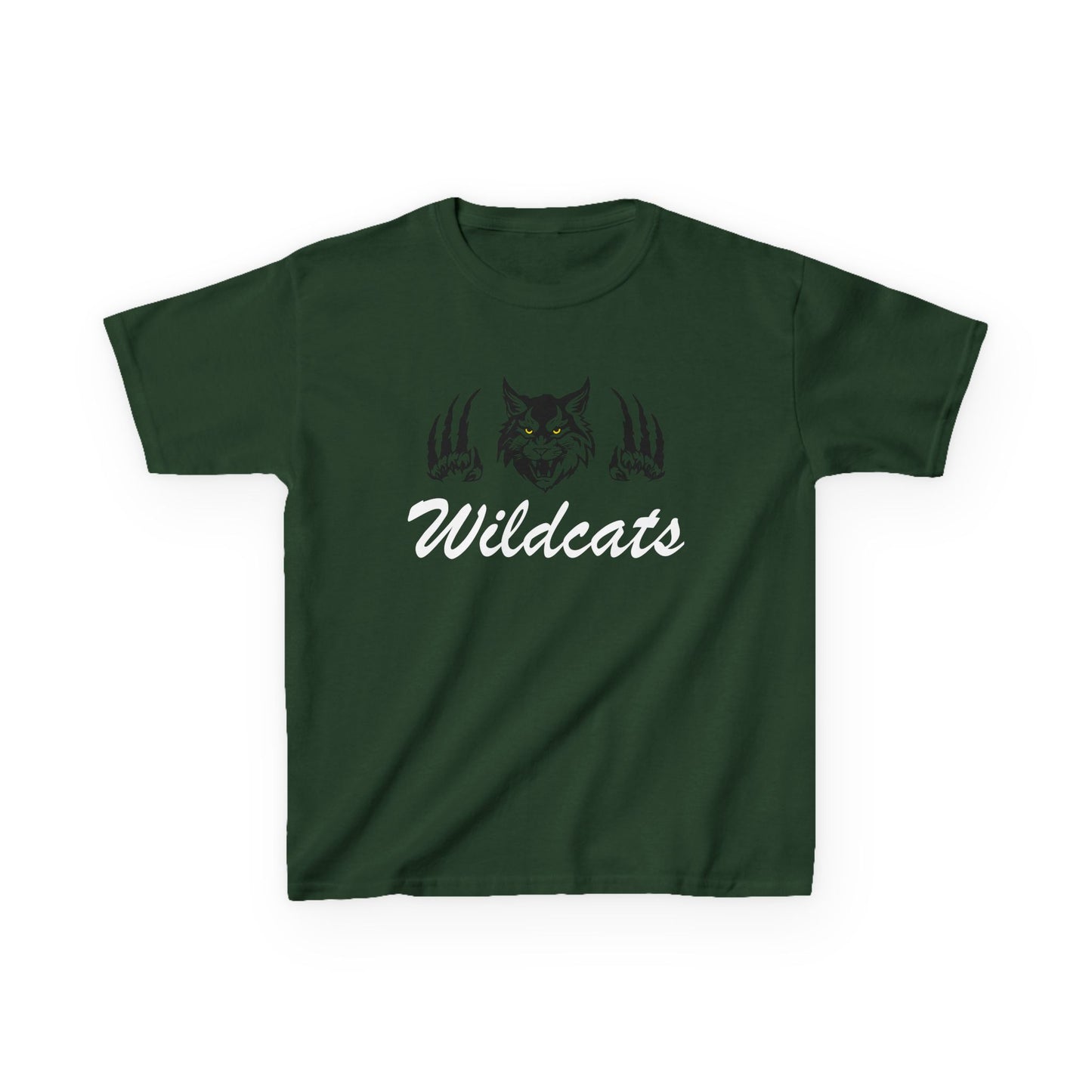 Wildcats Youth Tee - Forest Green
