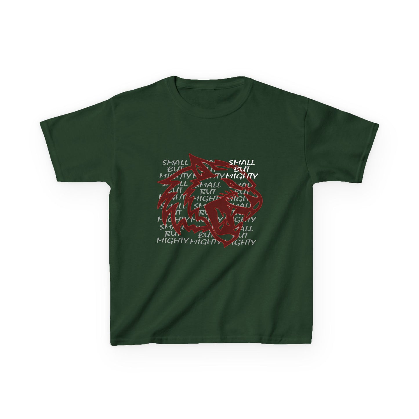 Small But Mighty Youth Tee - Forest Green