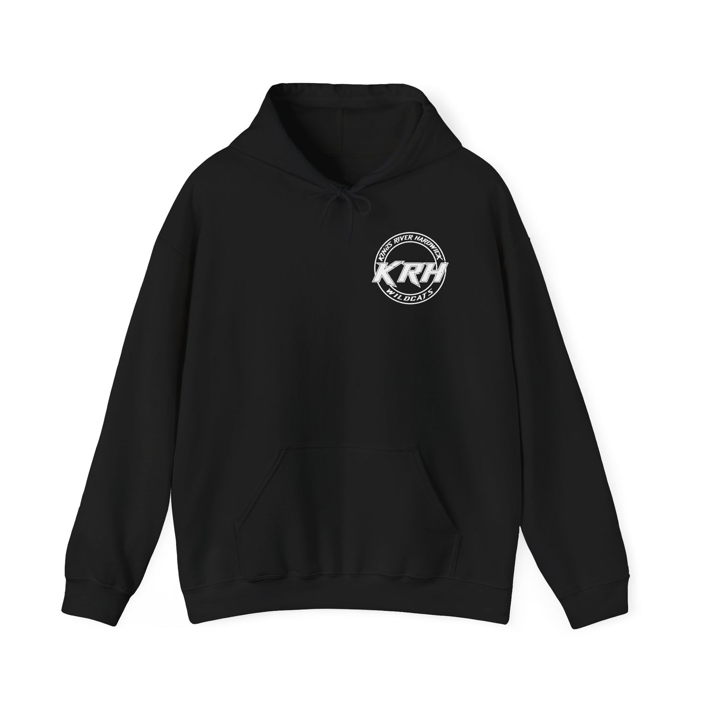 KRH Wildcat Unisex Hoodie - Black (Front & Back Logo)