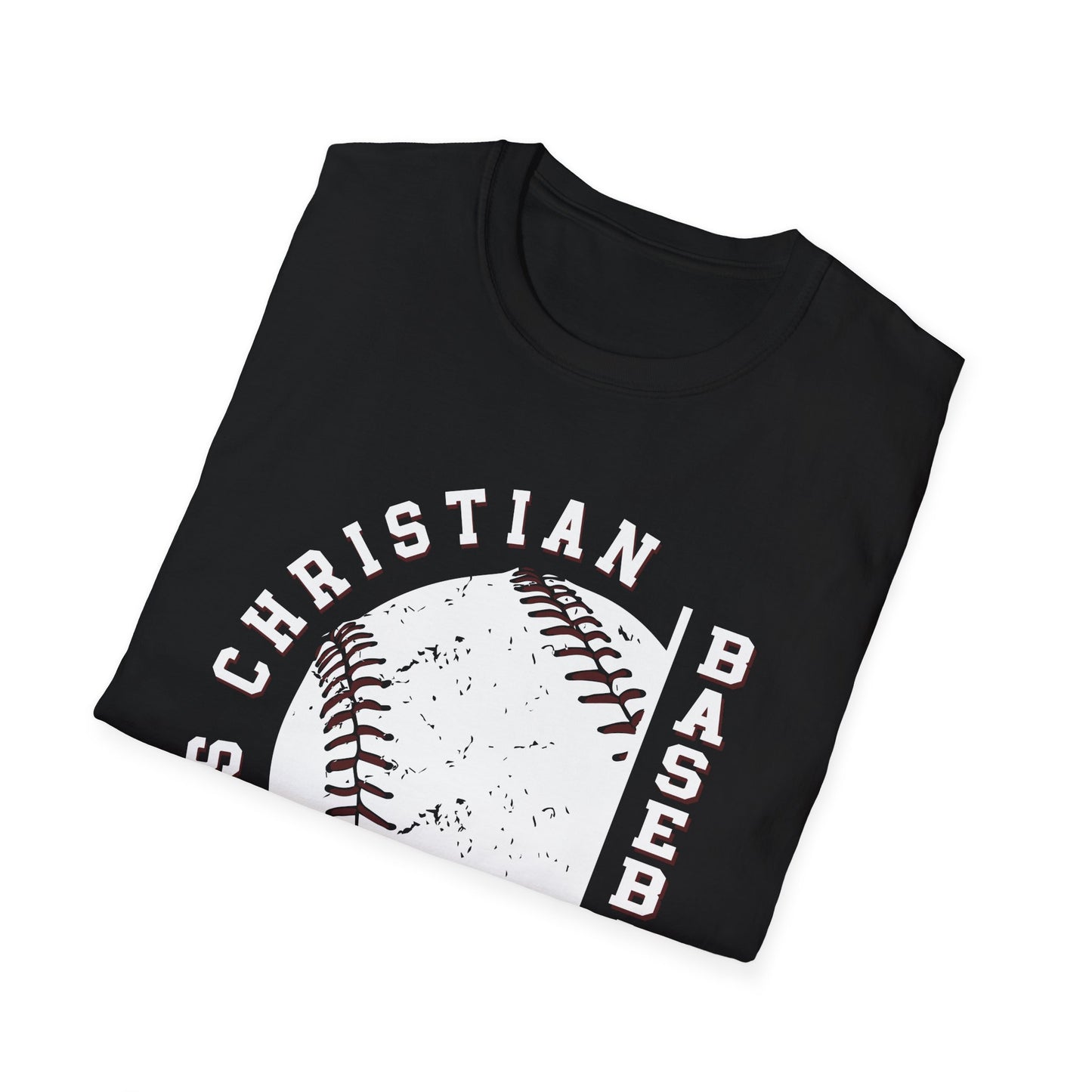 King's Christian Baseball Black Tee - Adult
