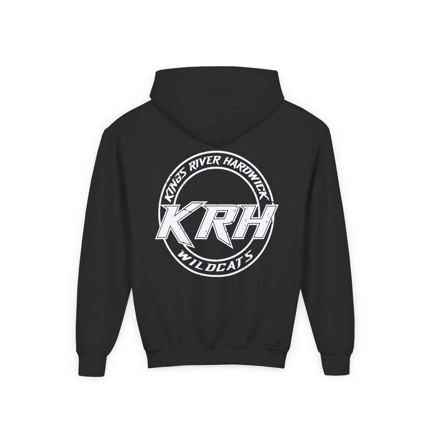 KRH Wildcats Youth Hoodie - Black (Front & Back Logo)