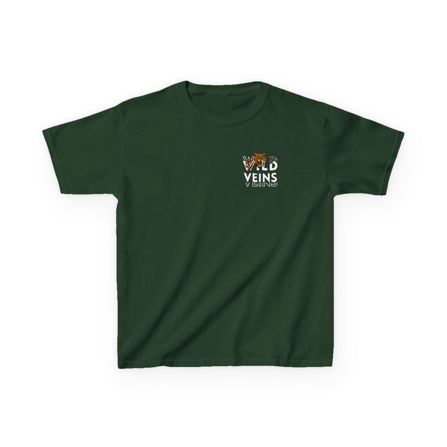 KRH Wild Runs In Our Veins Youth T Shirt - Forest Green