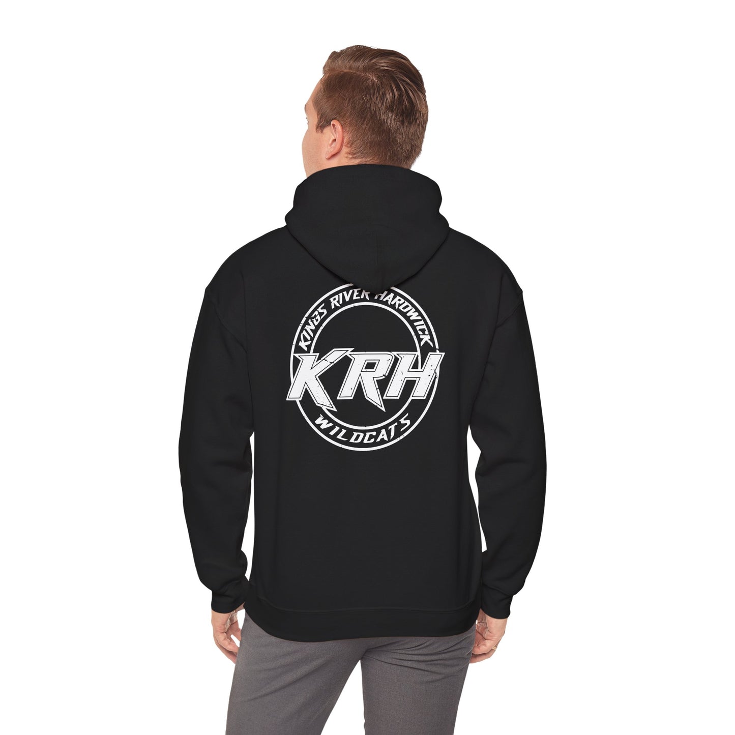 KRH Wildcat Unisex Hoodie - Black (Front & Back Logo)