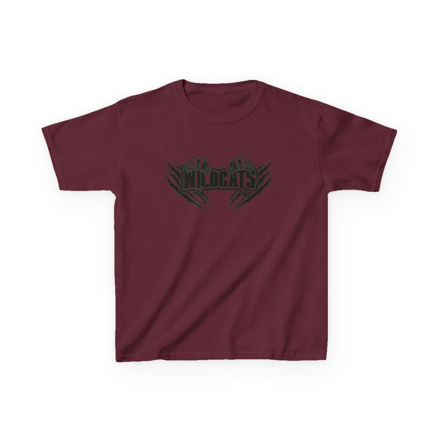 Wildcats Claws Youth Tee - Maroon
