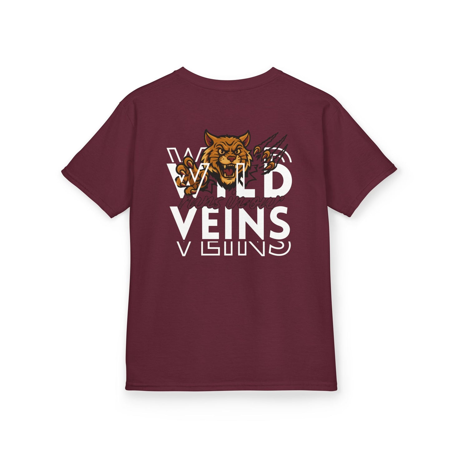 KRH Wild Runs In Our Veins Youth T Shirt - Maroon