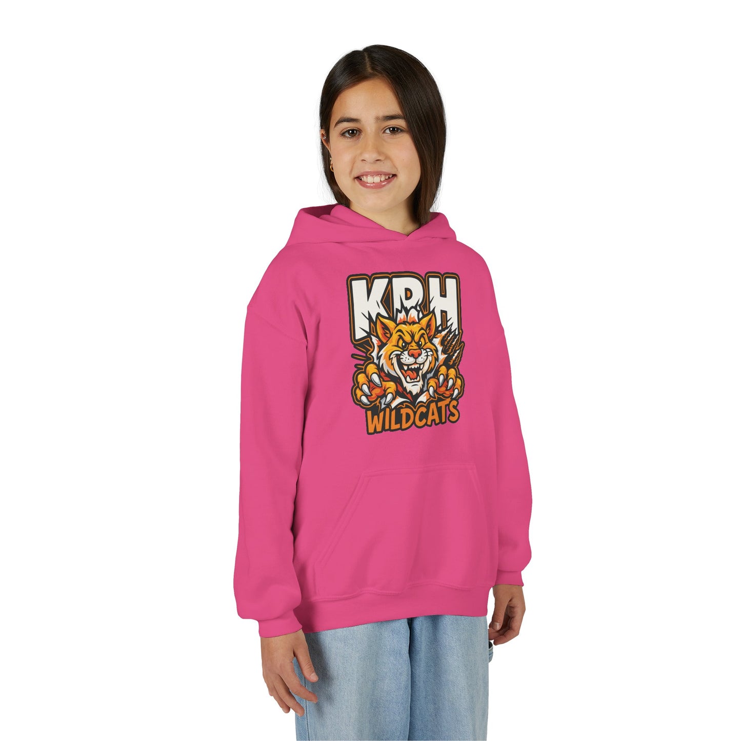 KRH Wildcats Youth Hoodie  - Pink