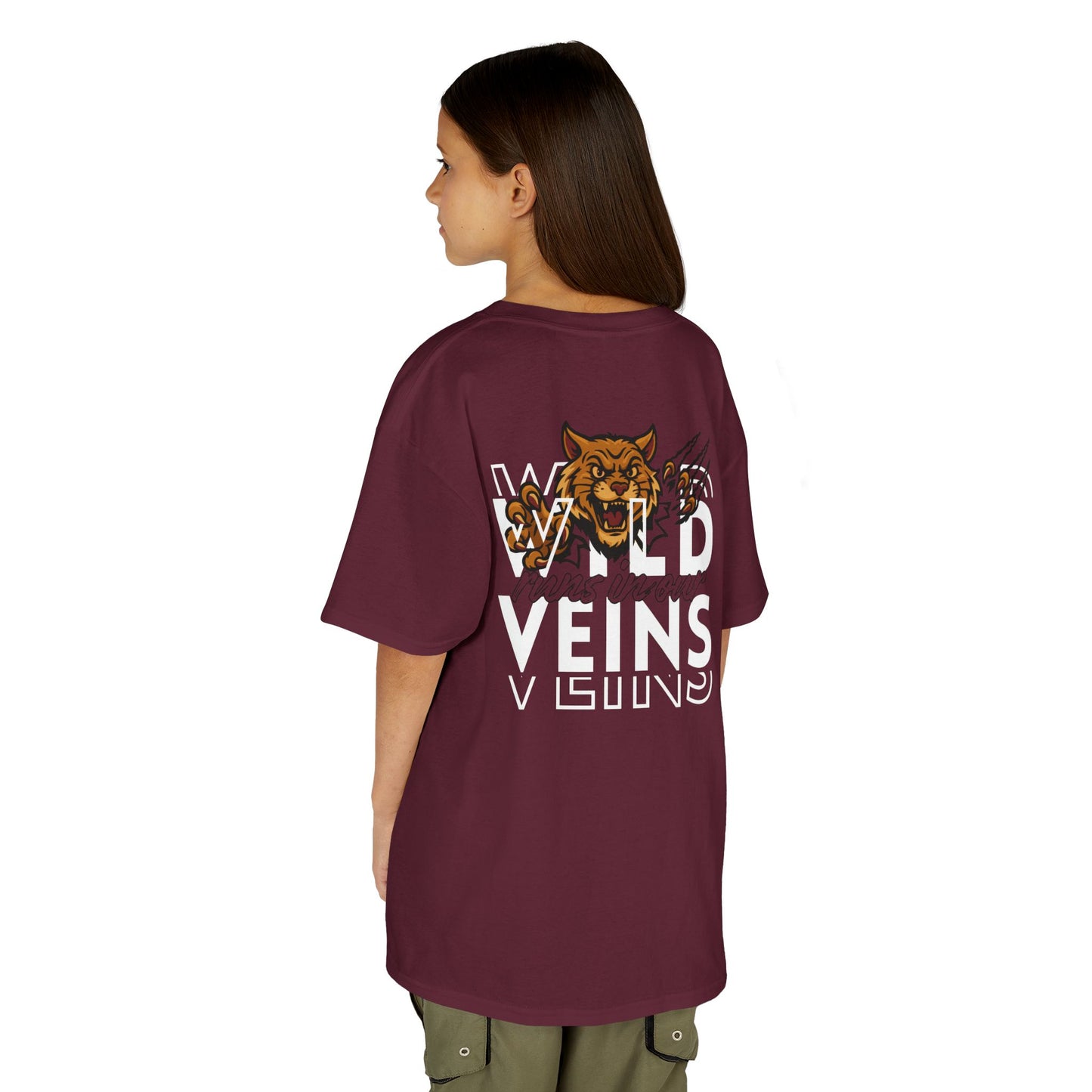 KRH Wild Runs In Our Veins Youth T Shirt - Maroon