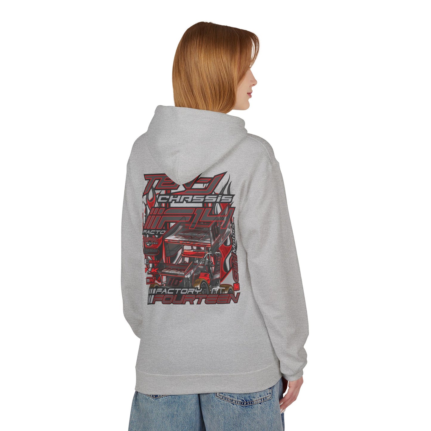 Ten-J Chassis I Factory Fourteen - Hoodie - Grey