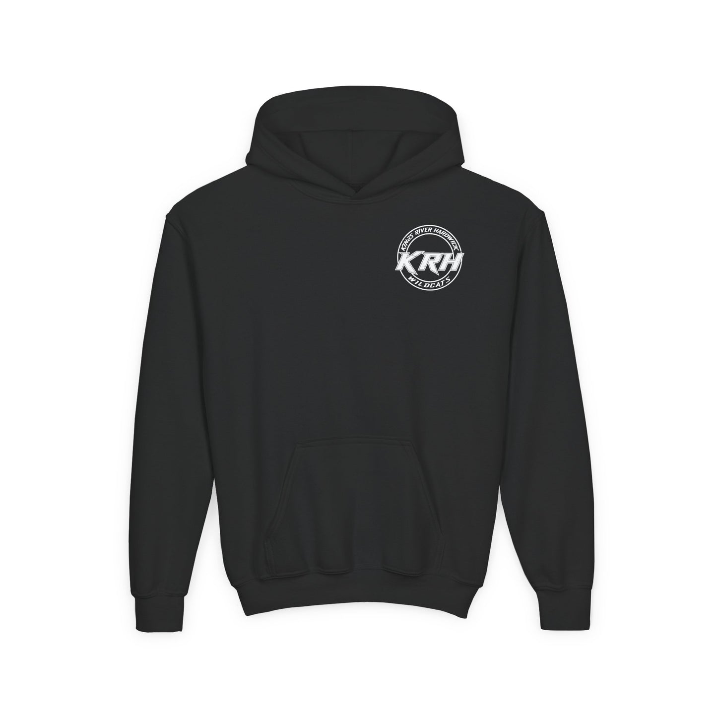 KRH Wildcats Youth Hoodie - Black (Front & Back Logo)