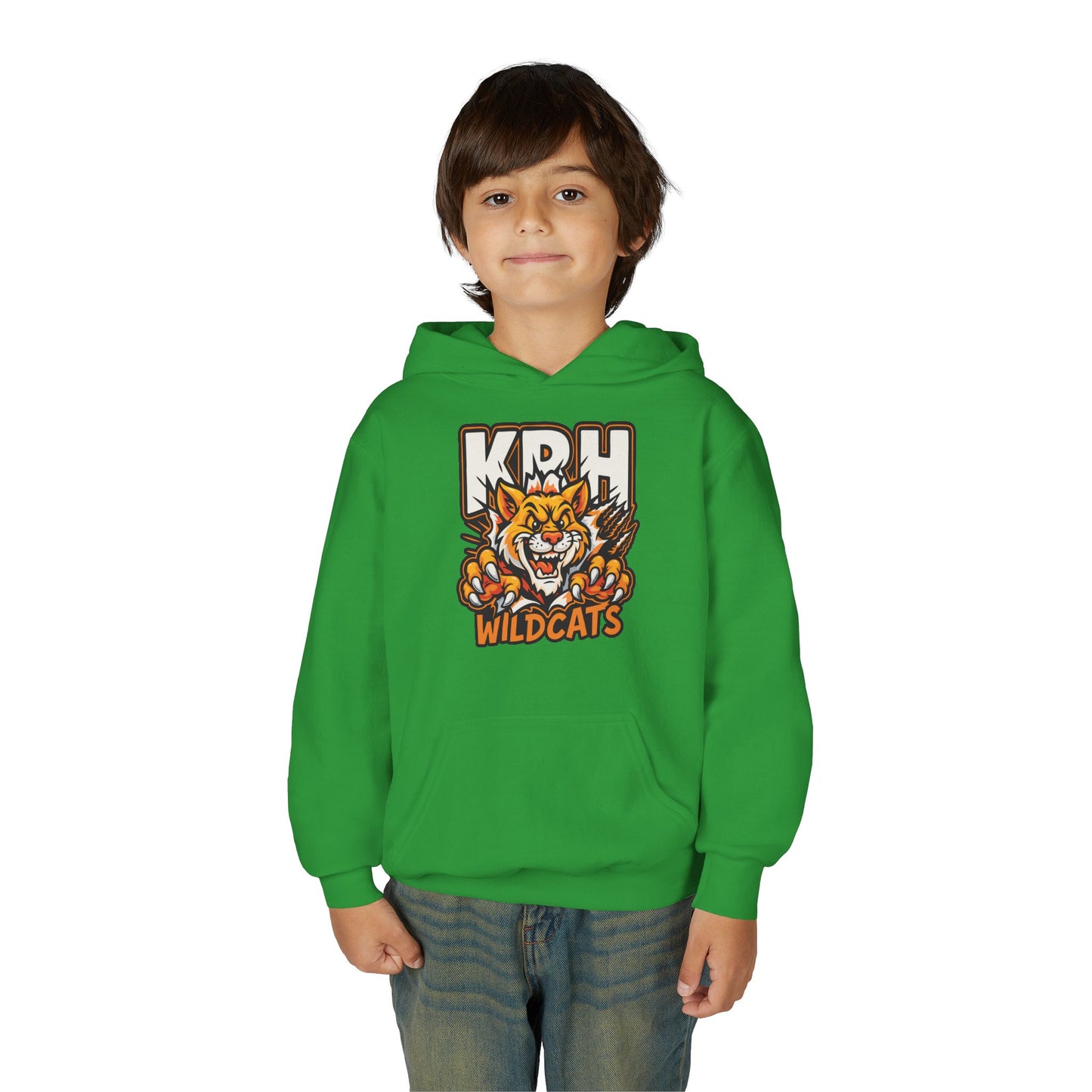KRH Wildcats Youth Hoodie - Irish Green