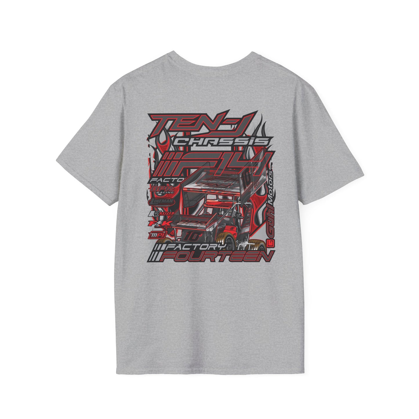 Ten-J Chassis I Factory Fourteen T-Shirt - Grey