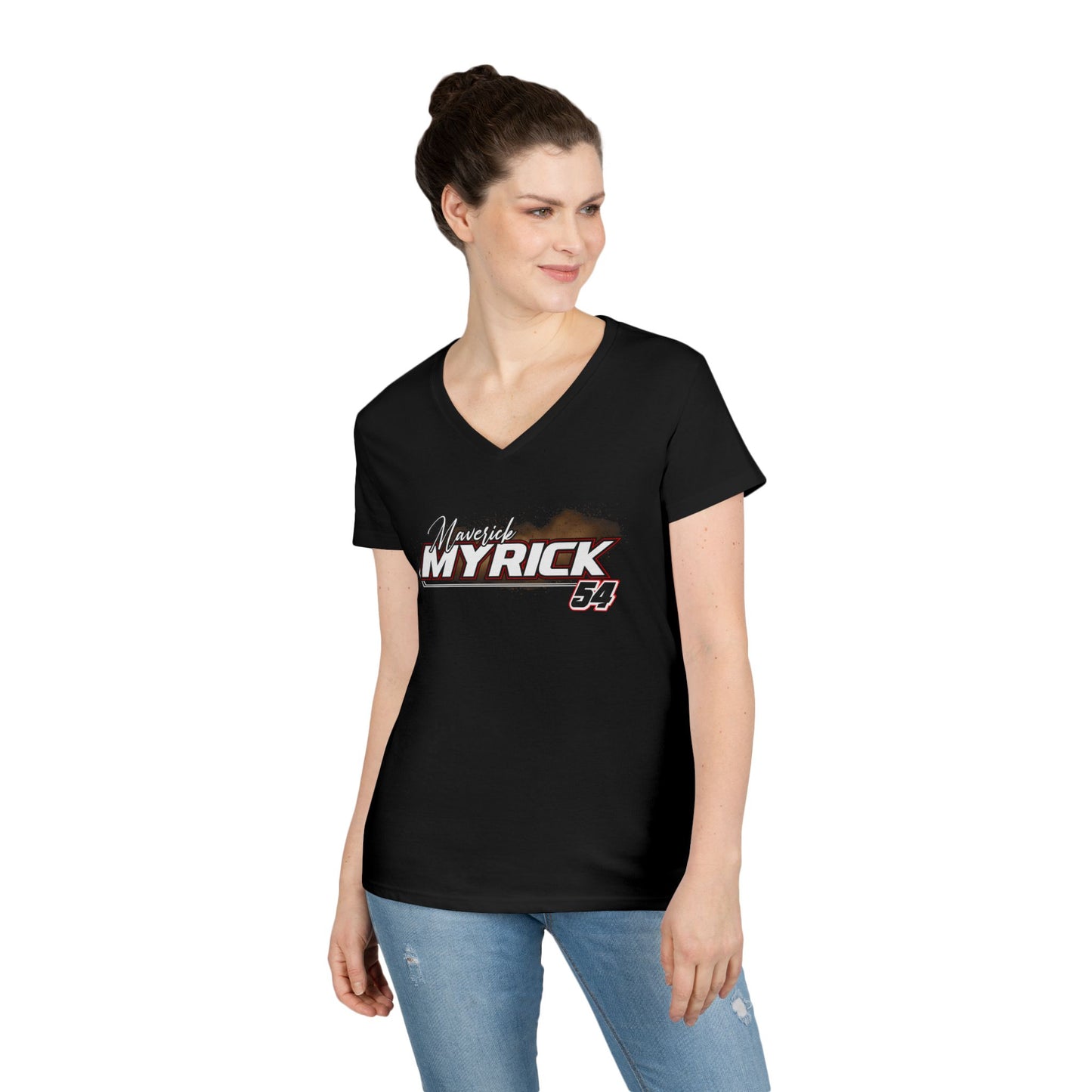 Maverick Myrick #54 - Ladies' V-Neck