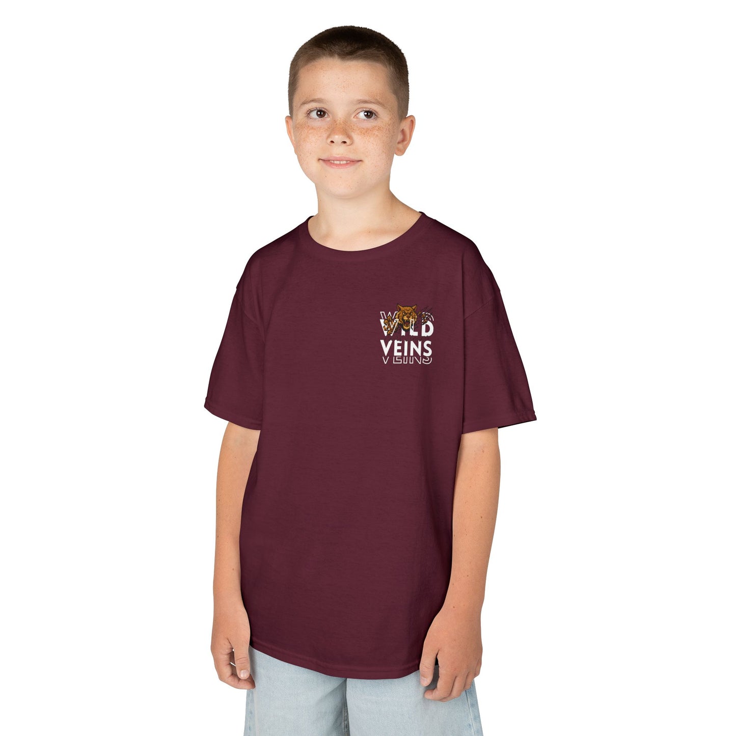 KRH Wild Runs In Our Veins Youth T Shirt - Maroon