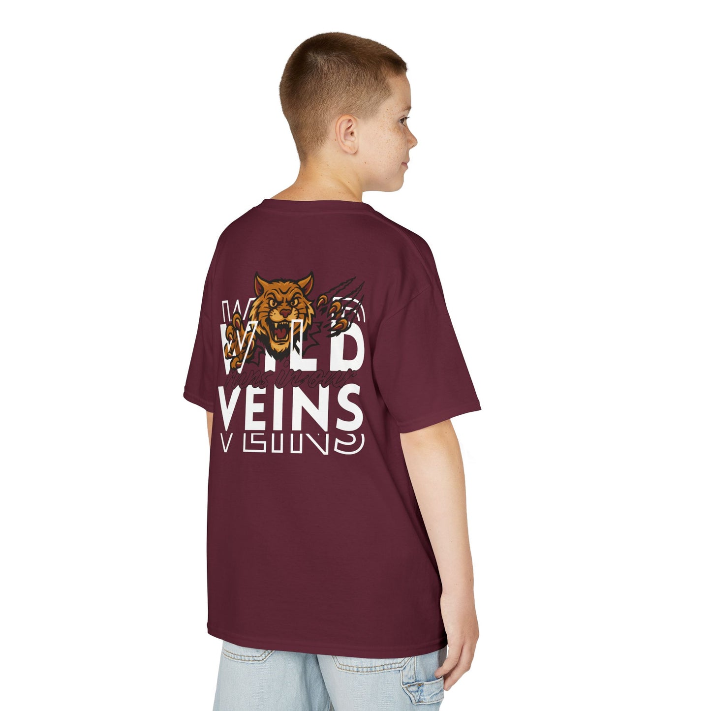 KRH Wild Runs In Our Veins Youth T Shirt - Maroon