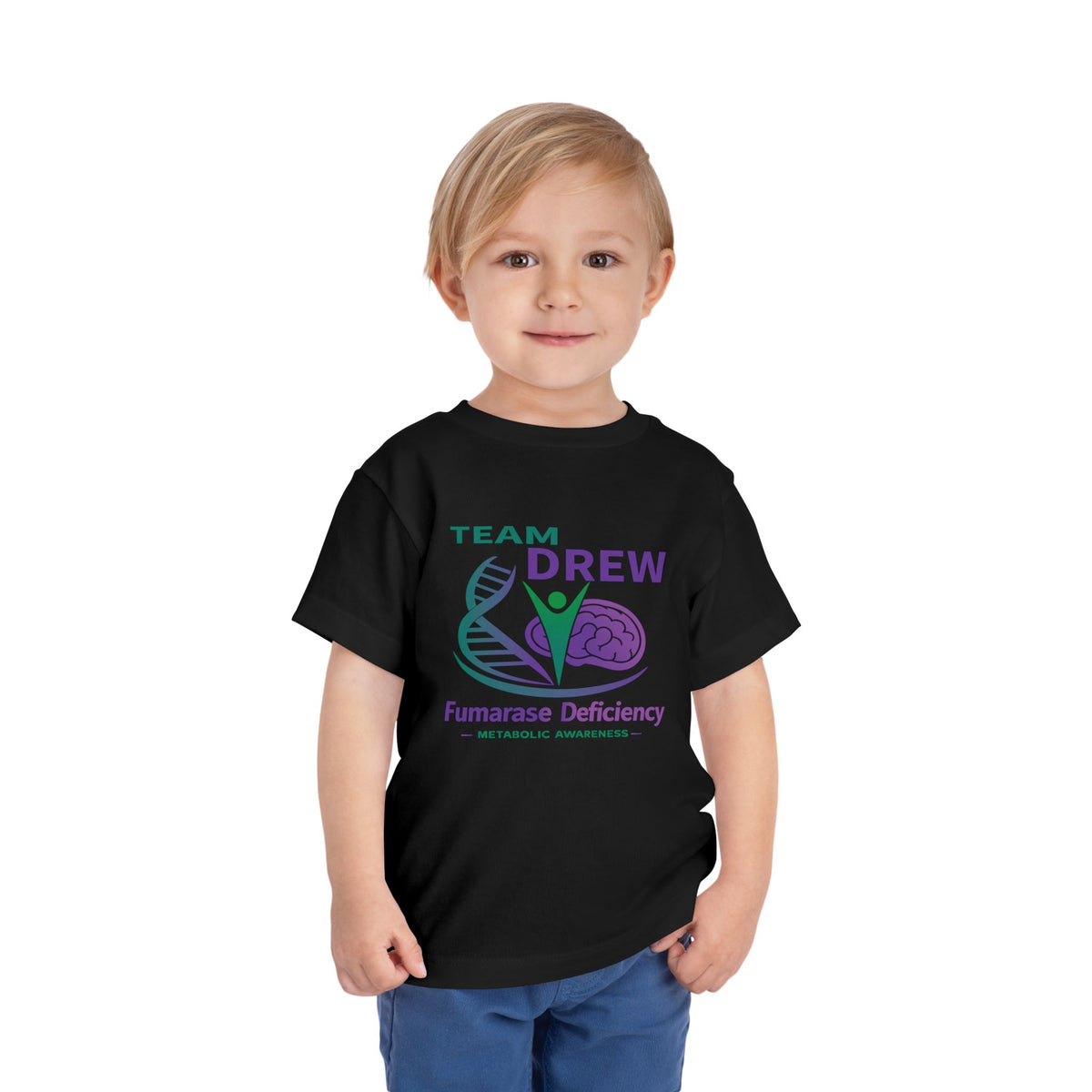 Team Drew Fumarase Deficiency - Toddler Short Sleeve