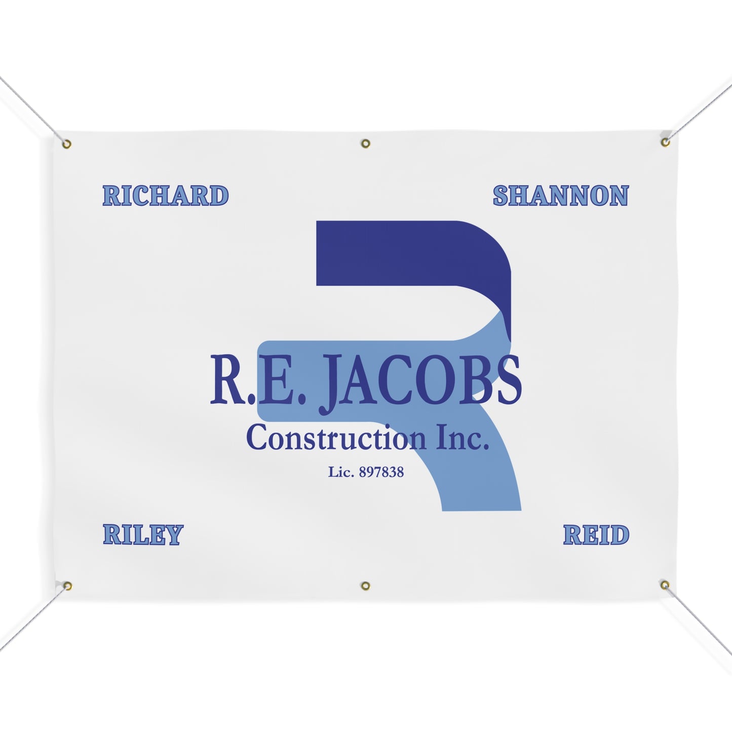 R.E. JACOBS - 3'X4' Banner