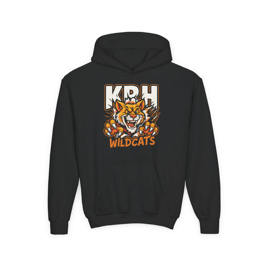 KRH Wildcats Youth Hoodie - Black