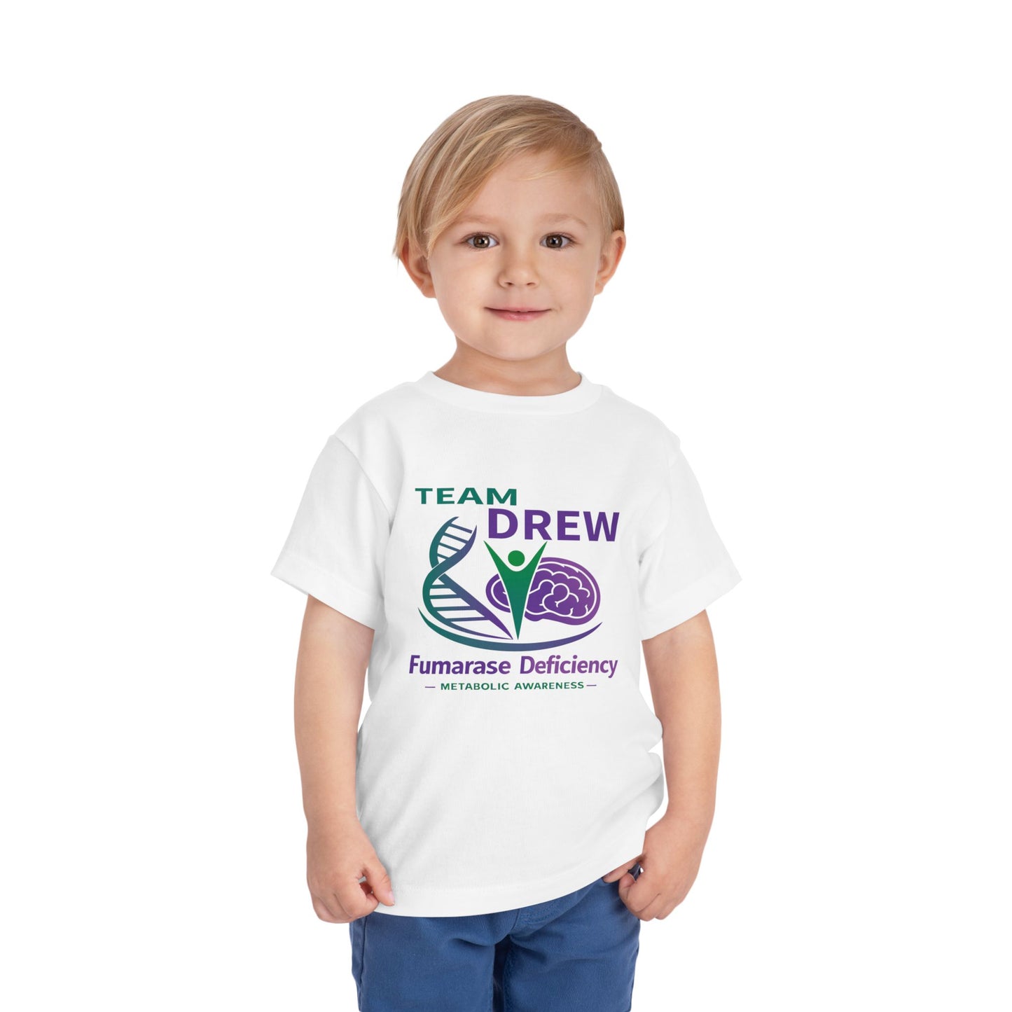 Team Drew Fumarase Deficiency - Toddler Short Sleeve