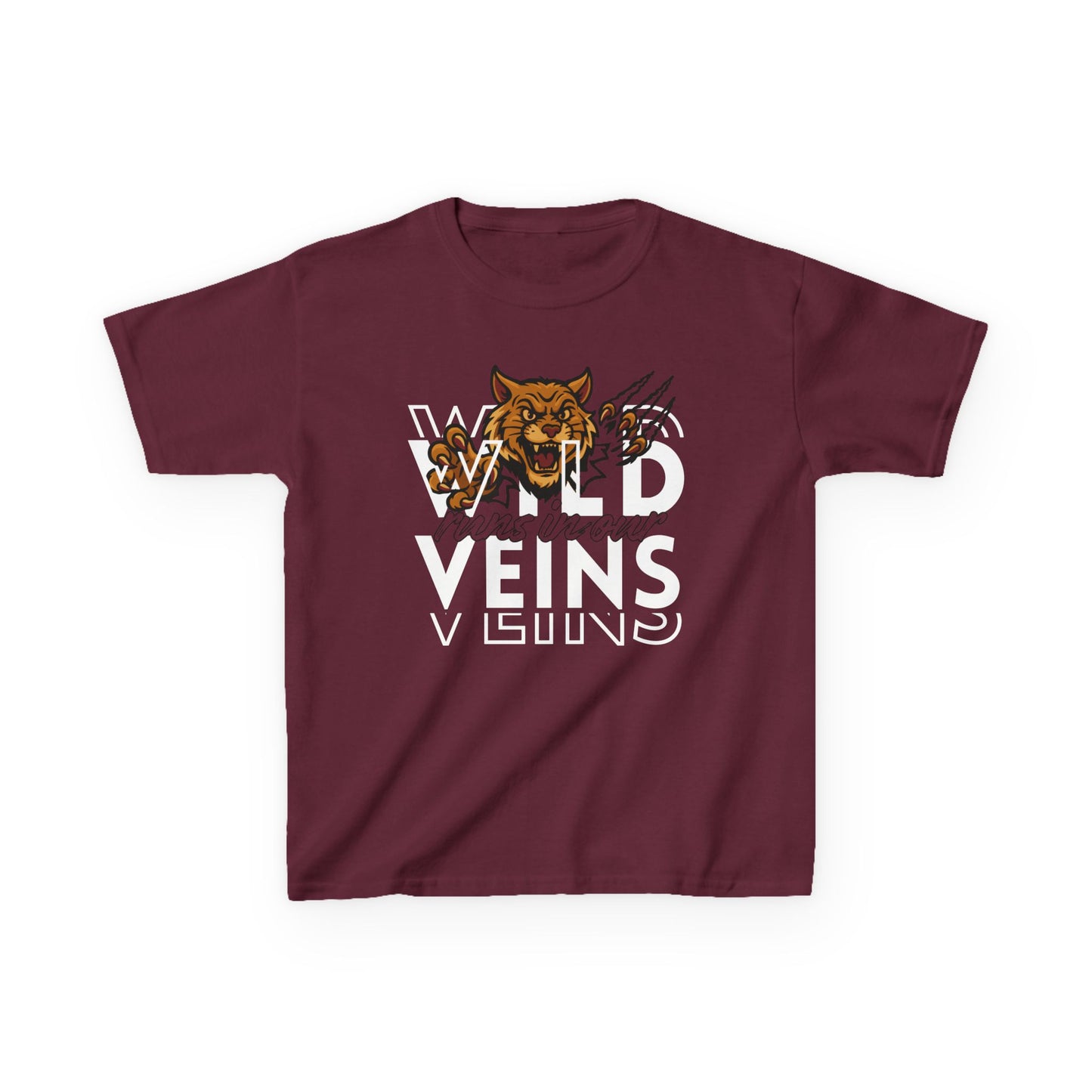 KRH Wild Runs in our Veins (Front Only) - Maroon