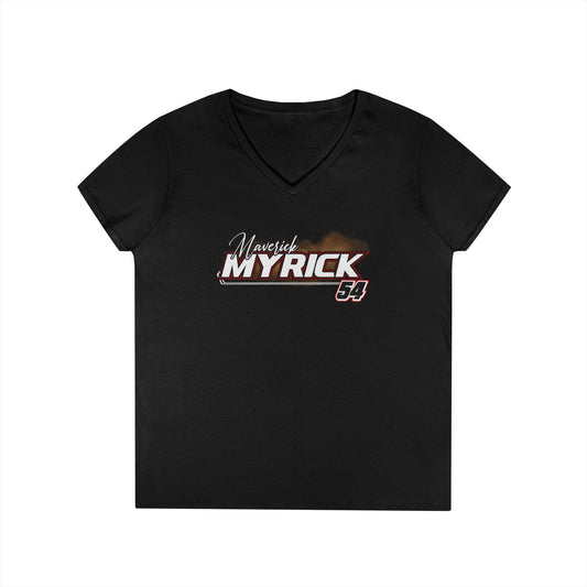 Maverick Myrick #54 - Ladies' V-Neck