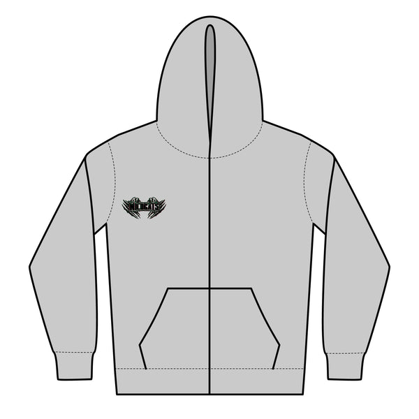 Youth Zipped Hoodie with Stylish Design - Comfortable and Trendy Apparel