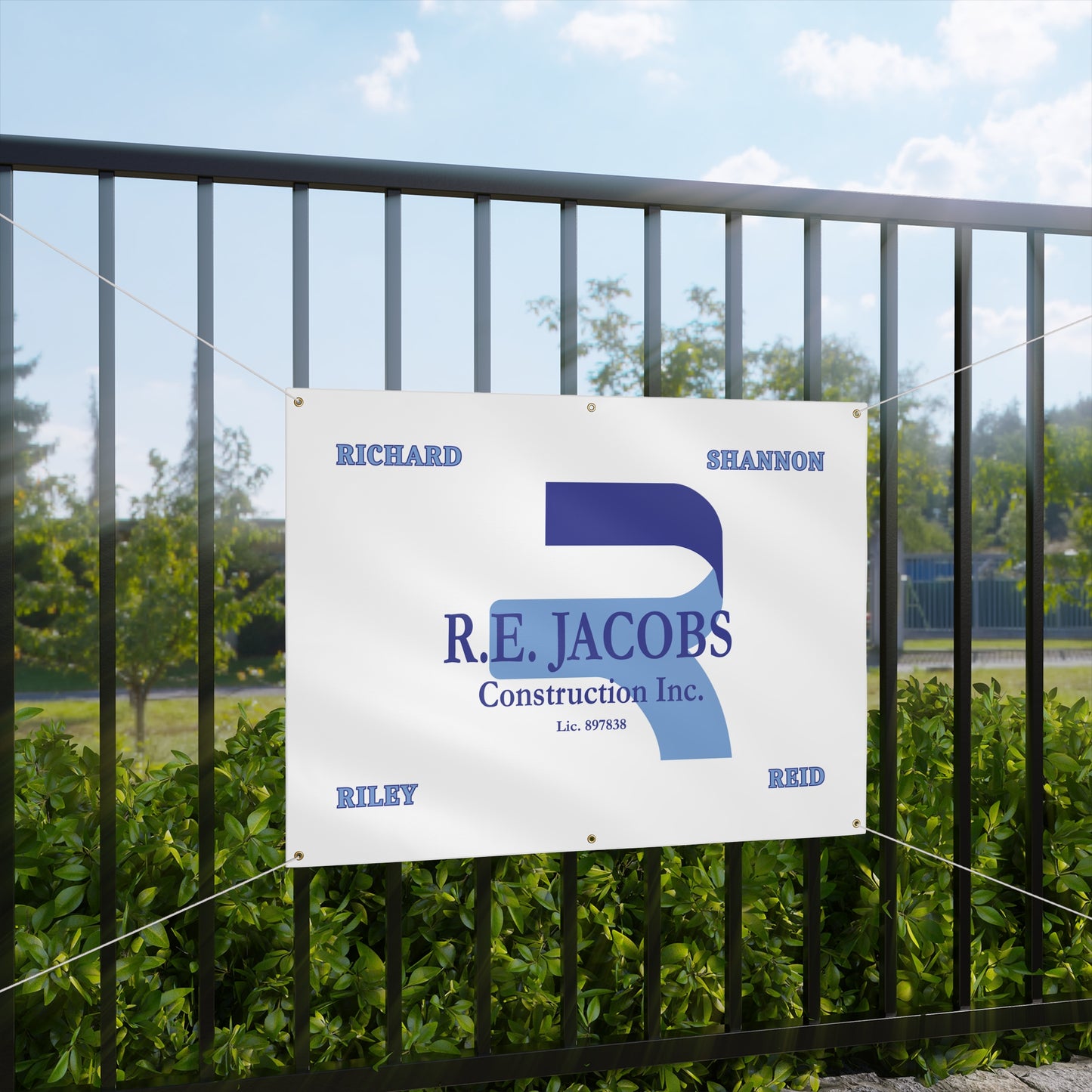 R.E. JACOBS - 3'X4' Banner